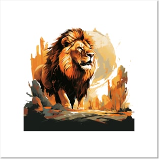 lion Posters and Art